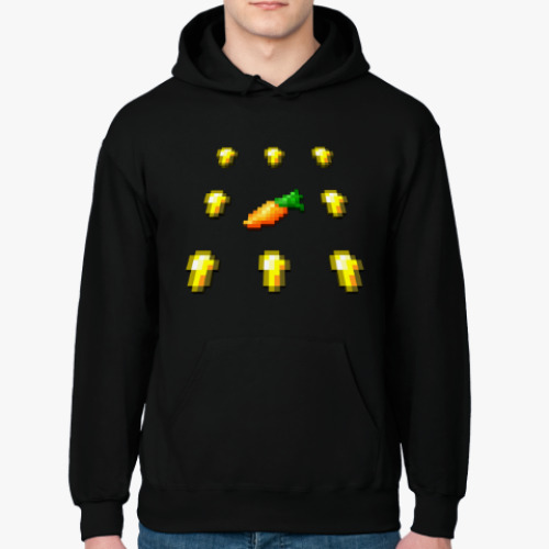 Толстовка худи MineCraft - Золотая морковь