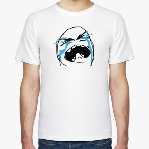 Футболка с принтом sad crying