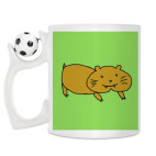 Кружка с футбольным мячиком