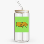 Банка с бамбуковой крышкой