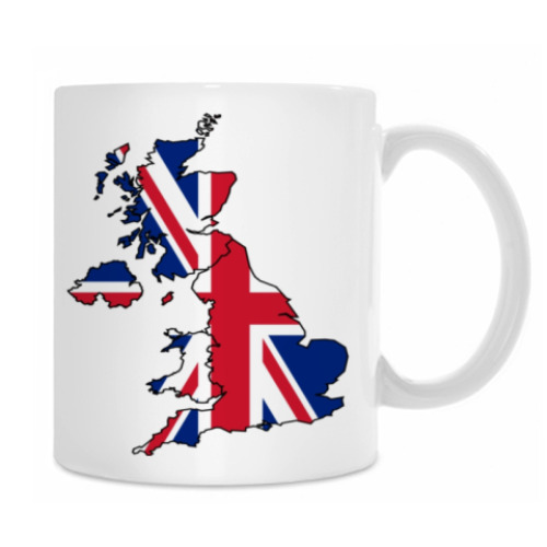 Кружка с принтом Великобритания
