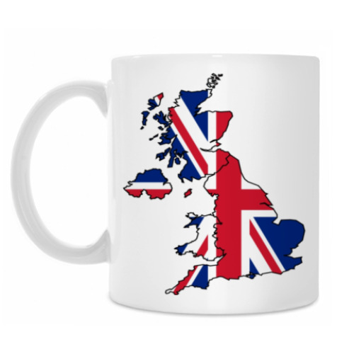 Кружка с принтом Великобритания
