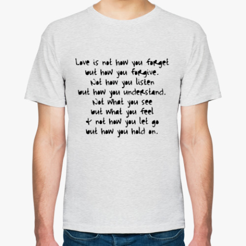 Футболка с принтом Футболка What is Love?