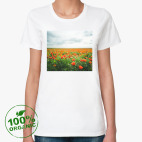 Женская футболка органик
