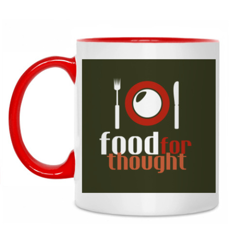 Кружка с принтом food