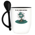 Кружка с ложкой