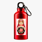 Металлическая бутылка 400 мл UV-DTF