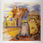 Счастливые коты