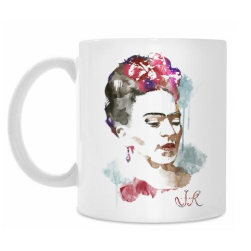 Кружка с принтом Фрида Кало - художница