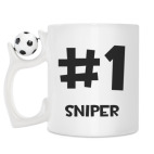 Кружка с футбольным мячиком