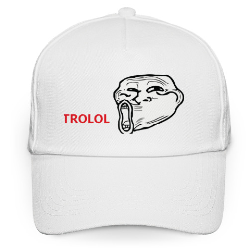 Кепка бейсболка с принтом Trollolol