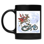 Кружка цветная UV-DTF