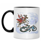 Кружка двухцветная