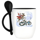 Кружка с ложкой