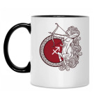 Кружка двухцветная