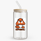 Банка с бамбуковой крышкой