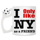 Кружка с футбольным мячиком