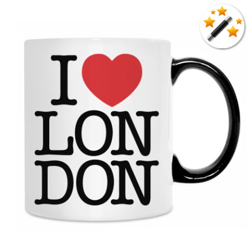 Кружка-хамелеон I Love London