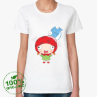 Женская футболка органик