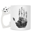 Кружка с футбольным мячиком