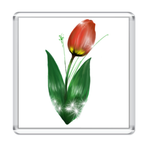 Магнит Тюльпан