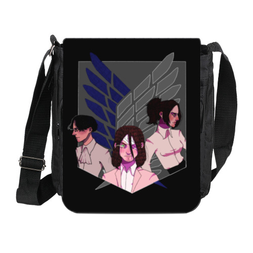 Сумка на плечо (мини-планшет) с принтом Крылья свободы