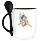 Кружка с ложкой