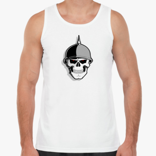 Майка с принтом Череп