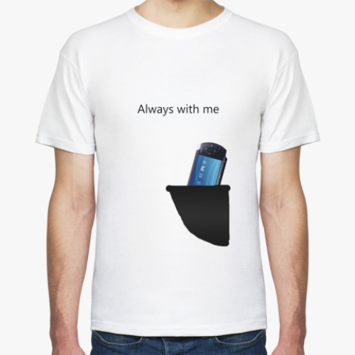 Футболка с принтом PSP with me