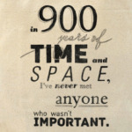 900 years of space and time