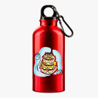 Металлическая бутылка 400 мл UV-DTF