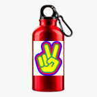 Металлическая бутылка 400 мл UV-DTF