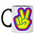 Кружка двухцветная