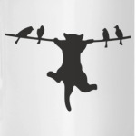 Котенок повис