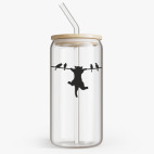 Банка с бамбуковой крышкой