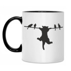 Котенок повис