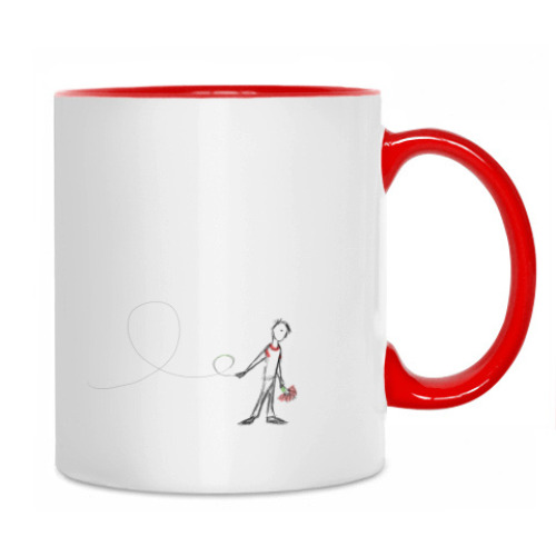 Кружка с принтом Влюбленные