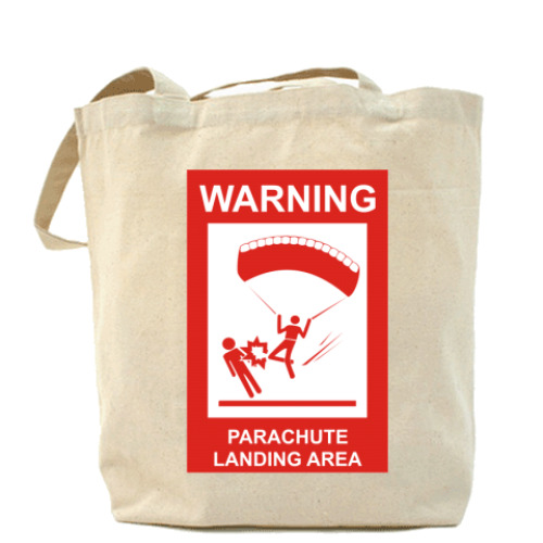 Сумка шоппер с принтом Landing