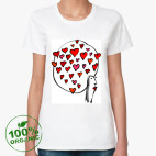 Женская футболка органик