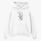 Толстовка худи оверсайз