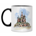 Кружка двухцветная