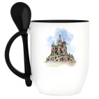 Кружка с ложкой