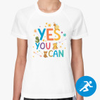 Женская спортивная футболка