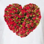 Сердце из роз