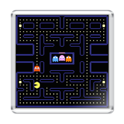 Магнит с принтом  Pacman