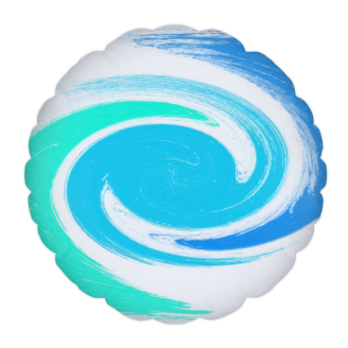 Подушка мазки кистью