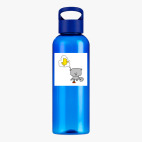 Прозрачная спортивная бутылка