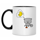 Кружка двухцветная