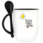 Кружка с ложкой