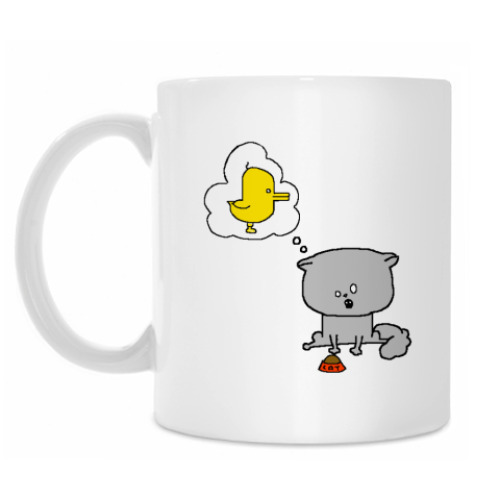 Кружка с принтом Кот